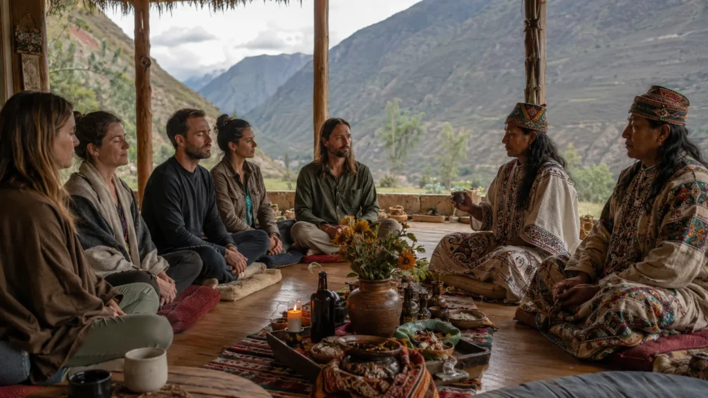 plant medicine is taken under the direction of trained healers called Shipibo maestros in the Sacred Valley